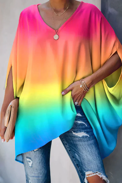 Camicia Donna Scollo a V Vestibilità Ampia - Brentozzi