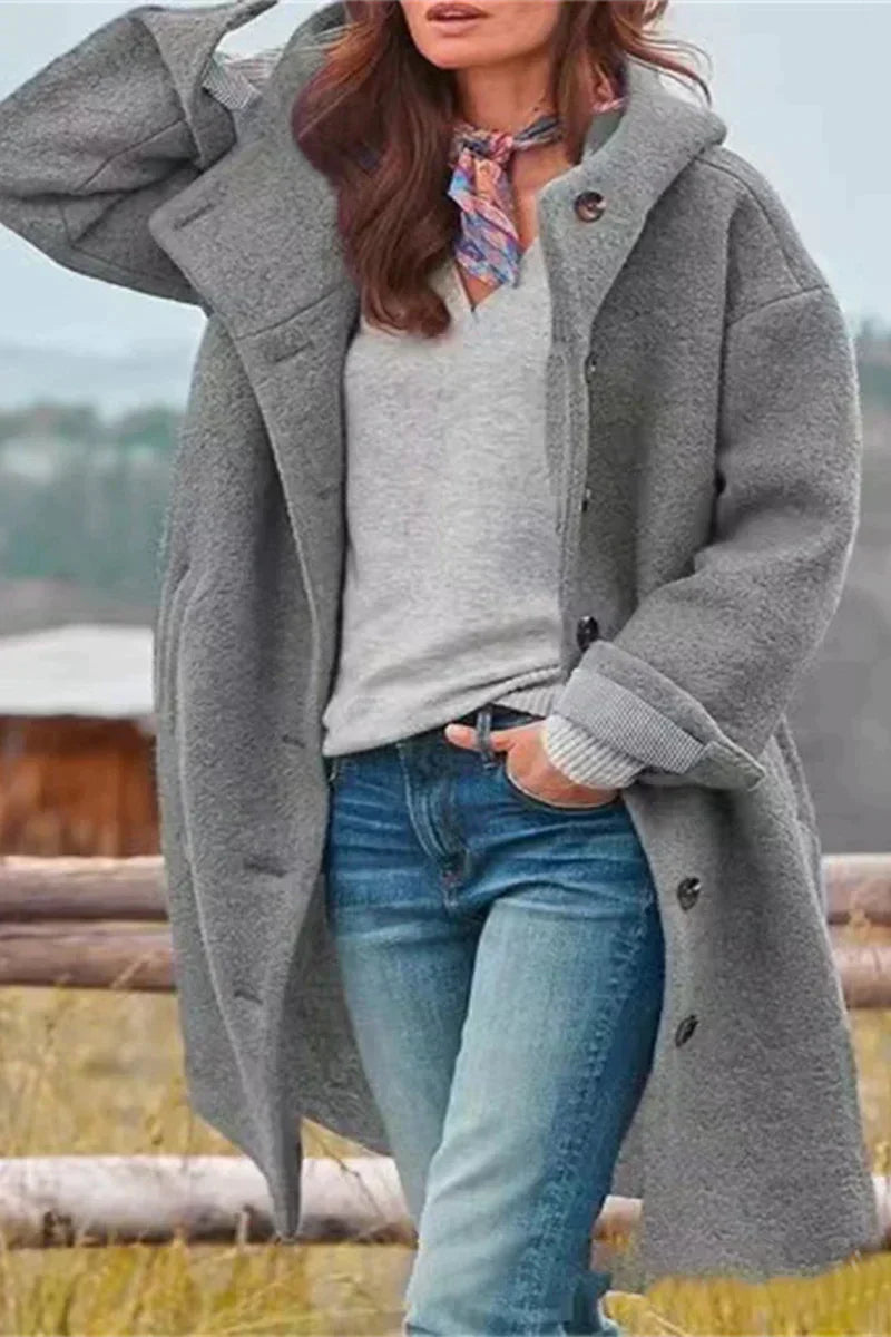 Giacca Donna Lunga Imbottita Modello Classico Calda
