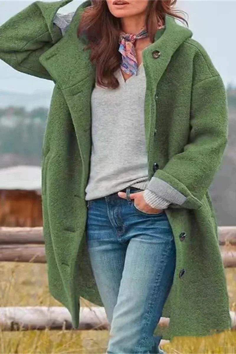 Giacca Donna Lunga Imbottita Modello Classico Calda