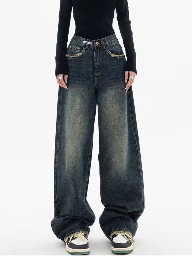 Jeans Baggy Uomo Stile Vintage Lavaggio Morbido - Brentozzi