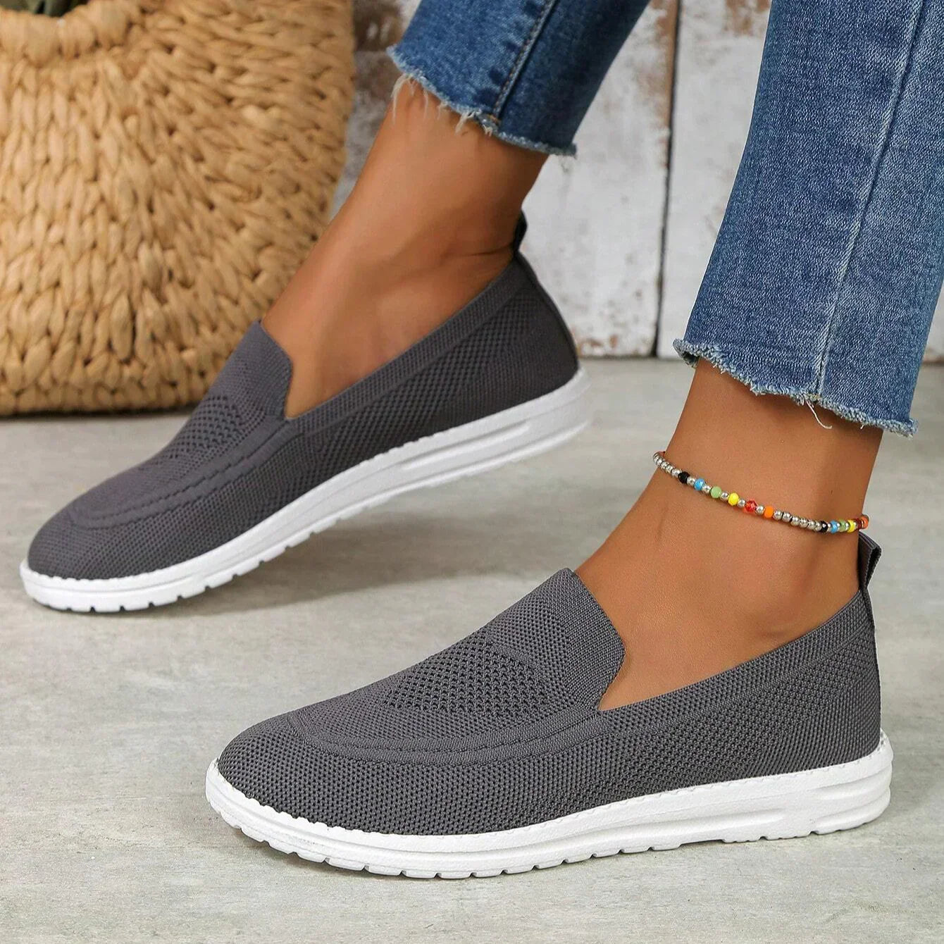 Sneakers Slip On Donna Casual Comode