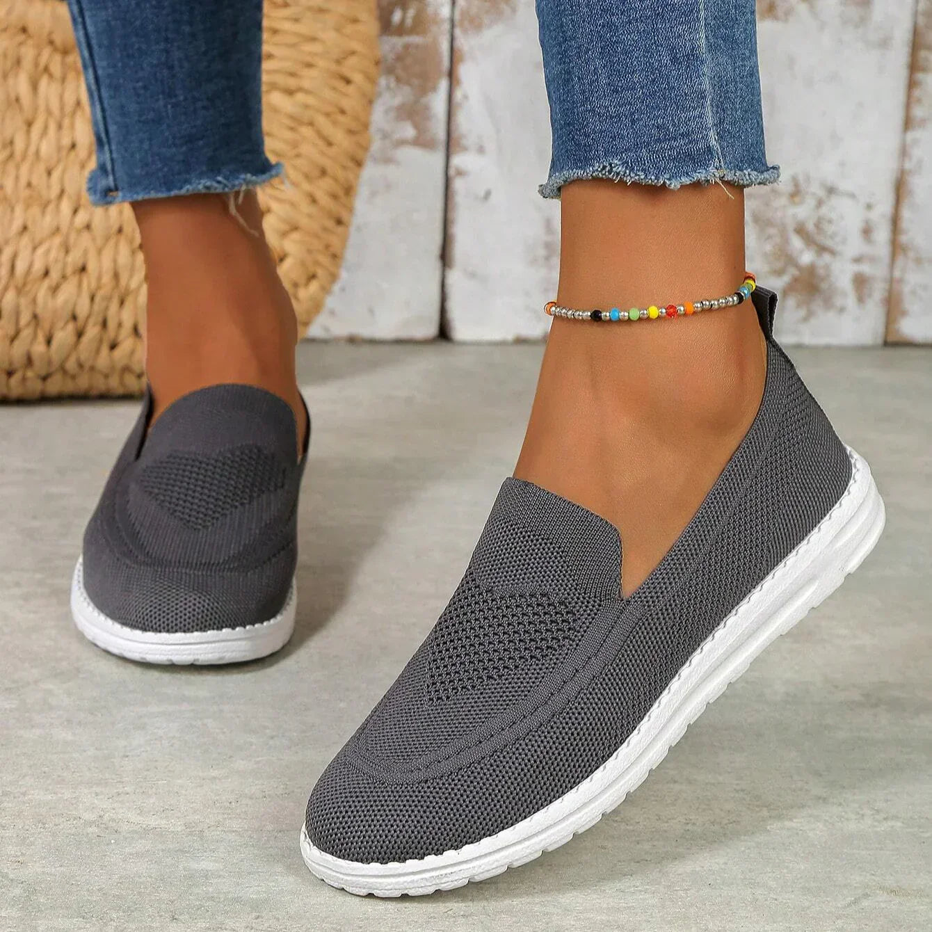 Sneakers Slip On Donna Casual Comode