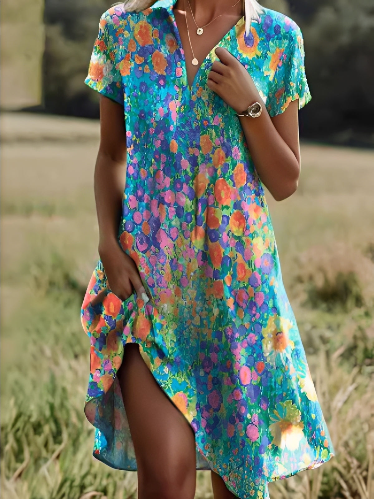 Abito Etico Donna con Maniche Stile Elegante - Brentozzi
