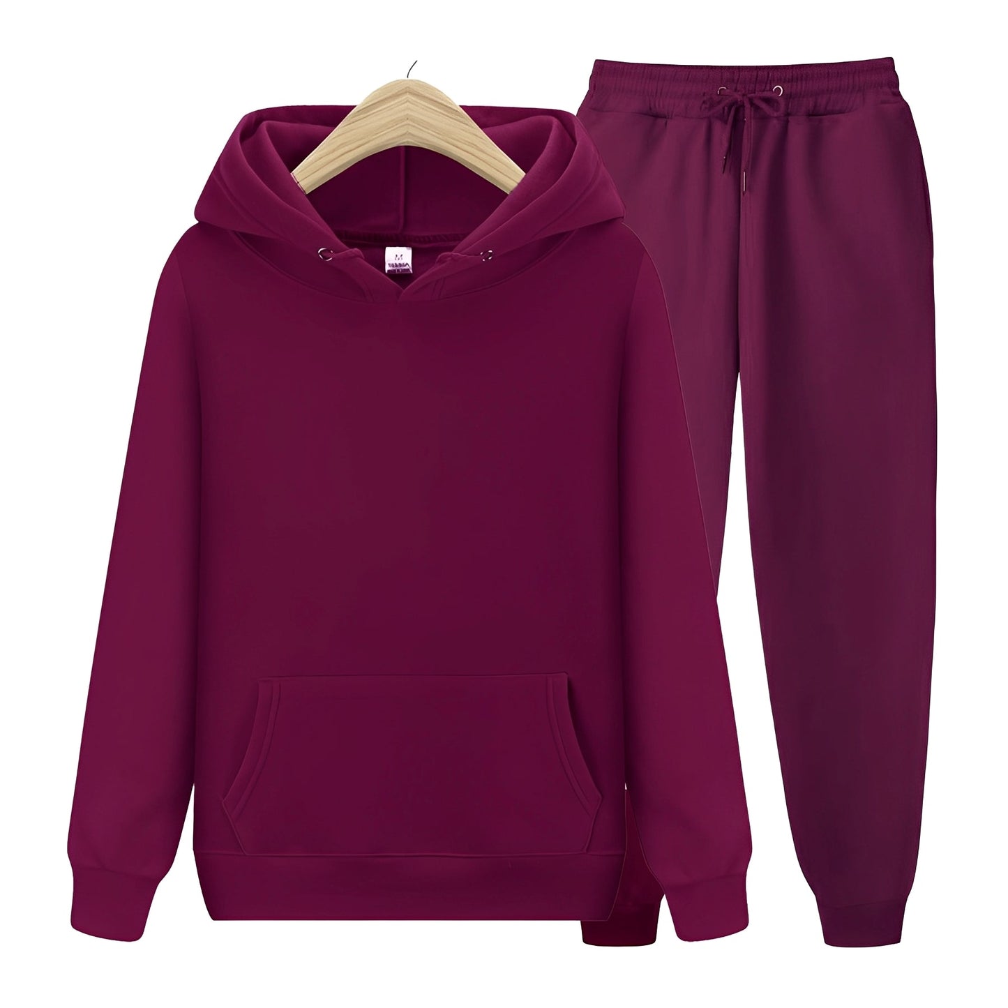 Completo Tuta Donna con Cappuccio Stile Casual