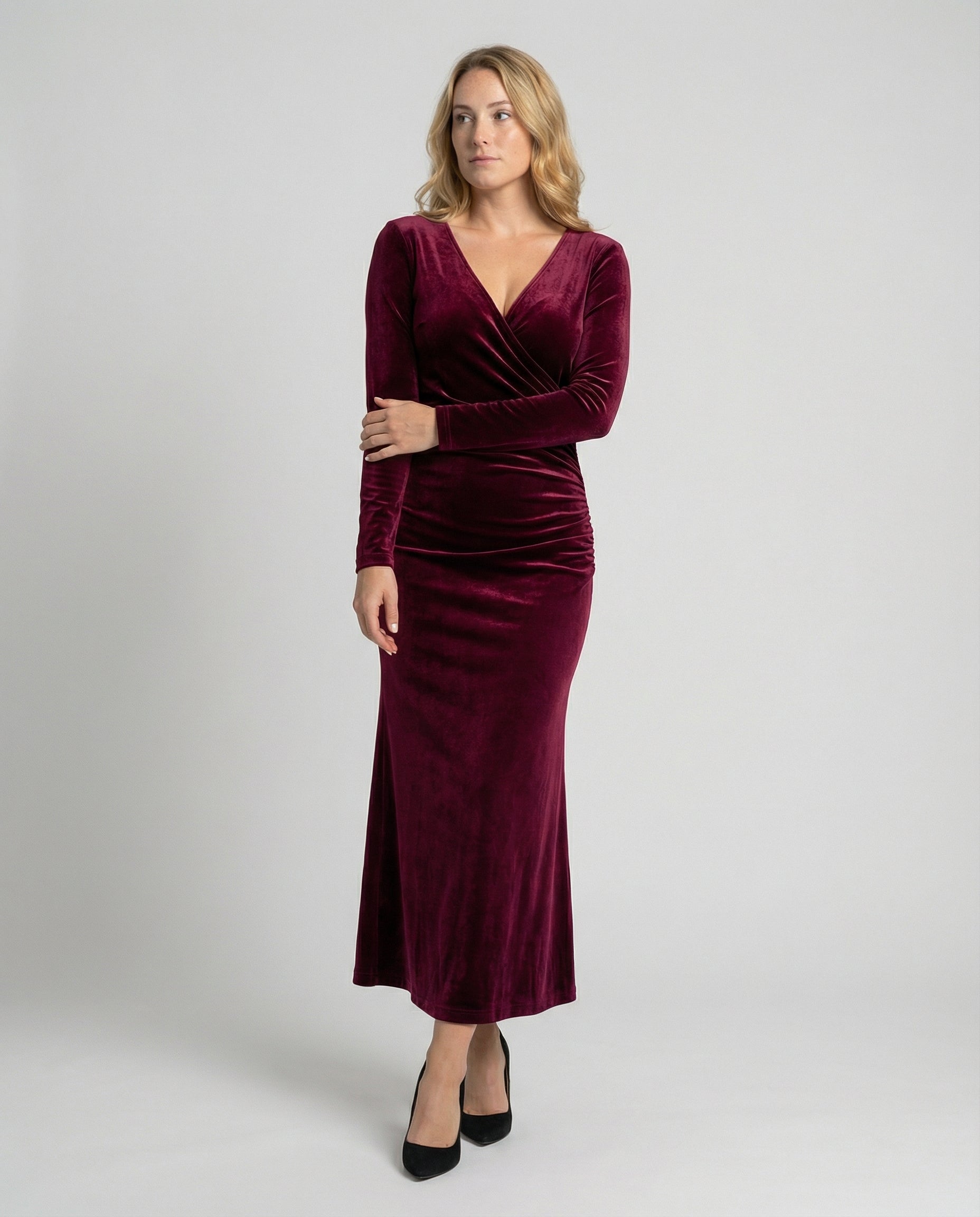Abito Bodycon Donna in Velluto Elegante - Brentozzi