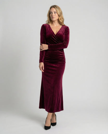 Abito Bodycon Donna in Velluto Elegante - Brentozzi