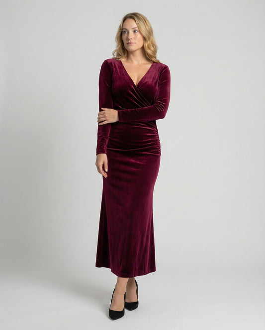 Abito Bodycon Donna in Velluto Elegante - Brentozzi