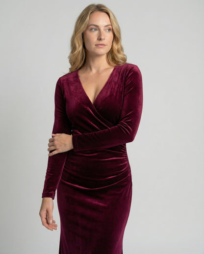 Abito Bodycon Donna in Velluto Elegante