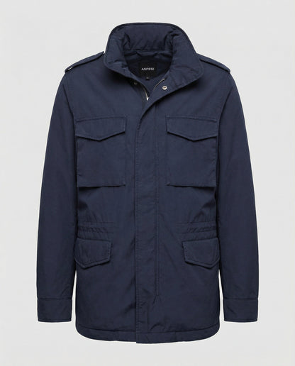 Giacca Utility Uomo Collo Alto