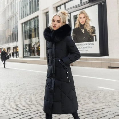 Giacca Invernale Donna Imbottita Stile Classico Calda