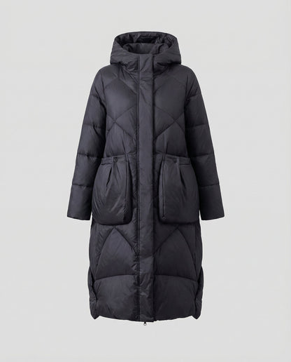 Cappotto Donna con Cappuccio Stile Casual