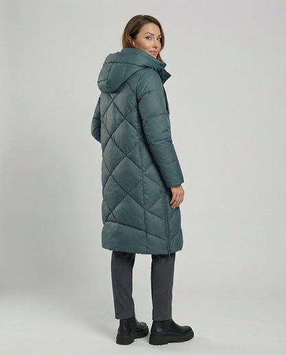 Cappotto Donna con Cappuccio Stile Casual
