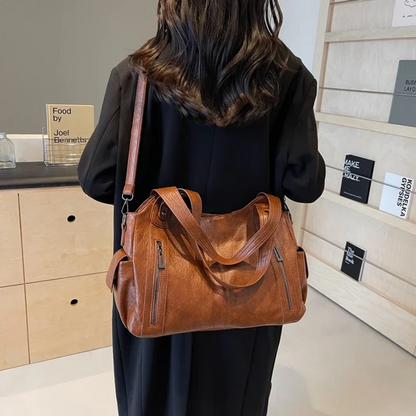 Borsa Donna con Zip Stile Elegante Spalla