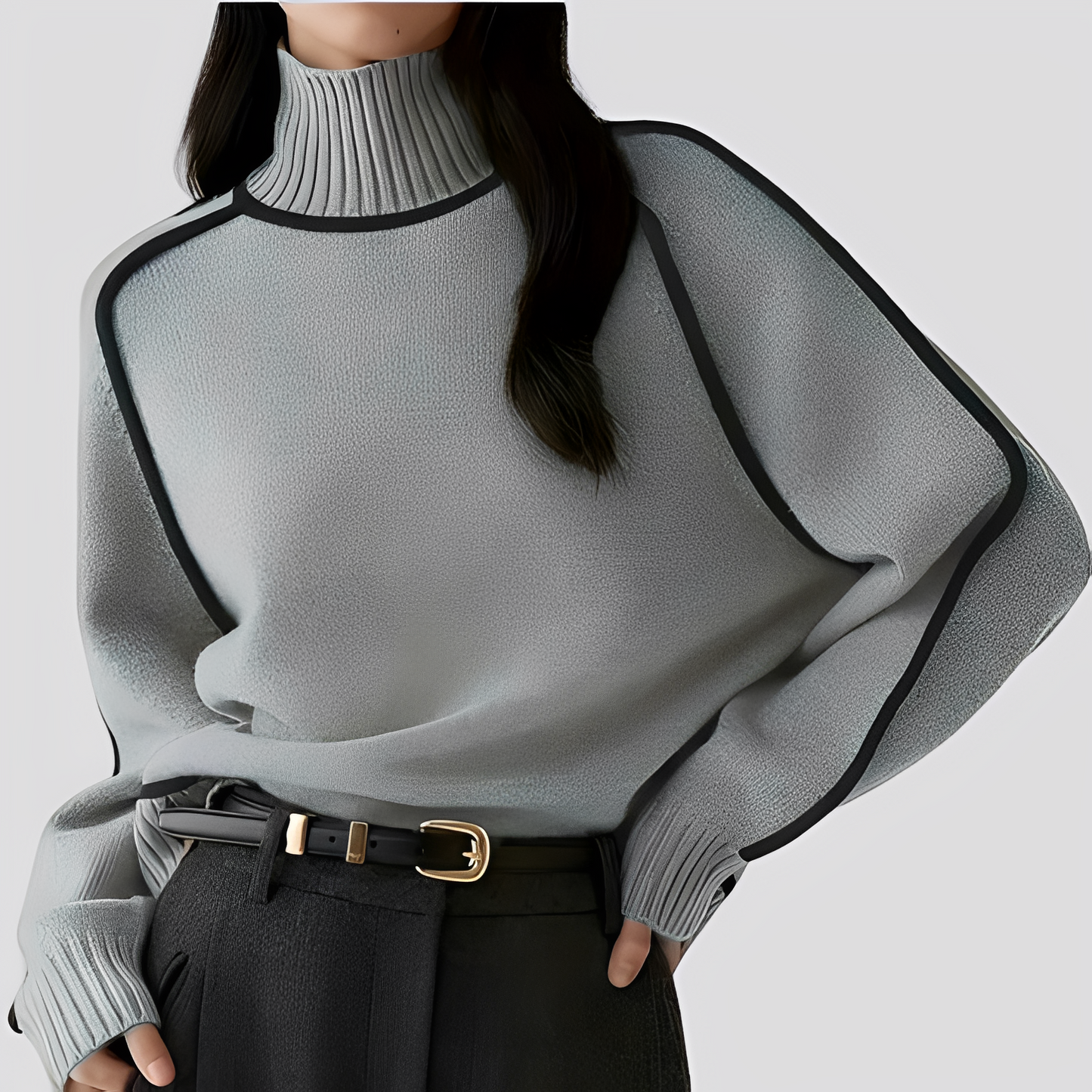 Maglione Dolcevita Donna Morbido e Comodo
