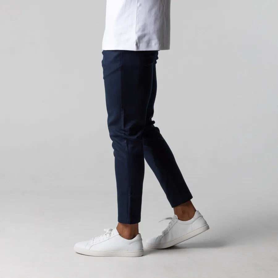 Pantaloni Chino Uomo Slim Fit Elastici Eleganti