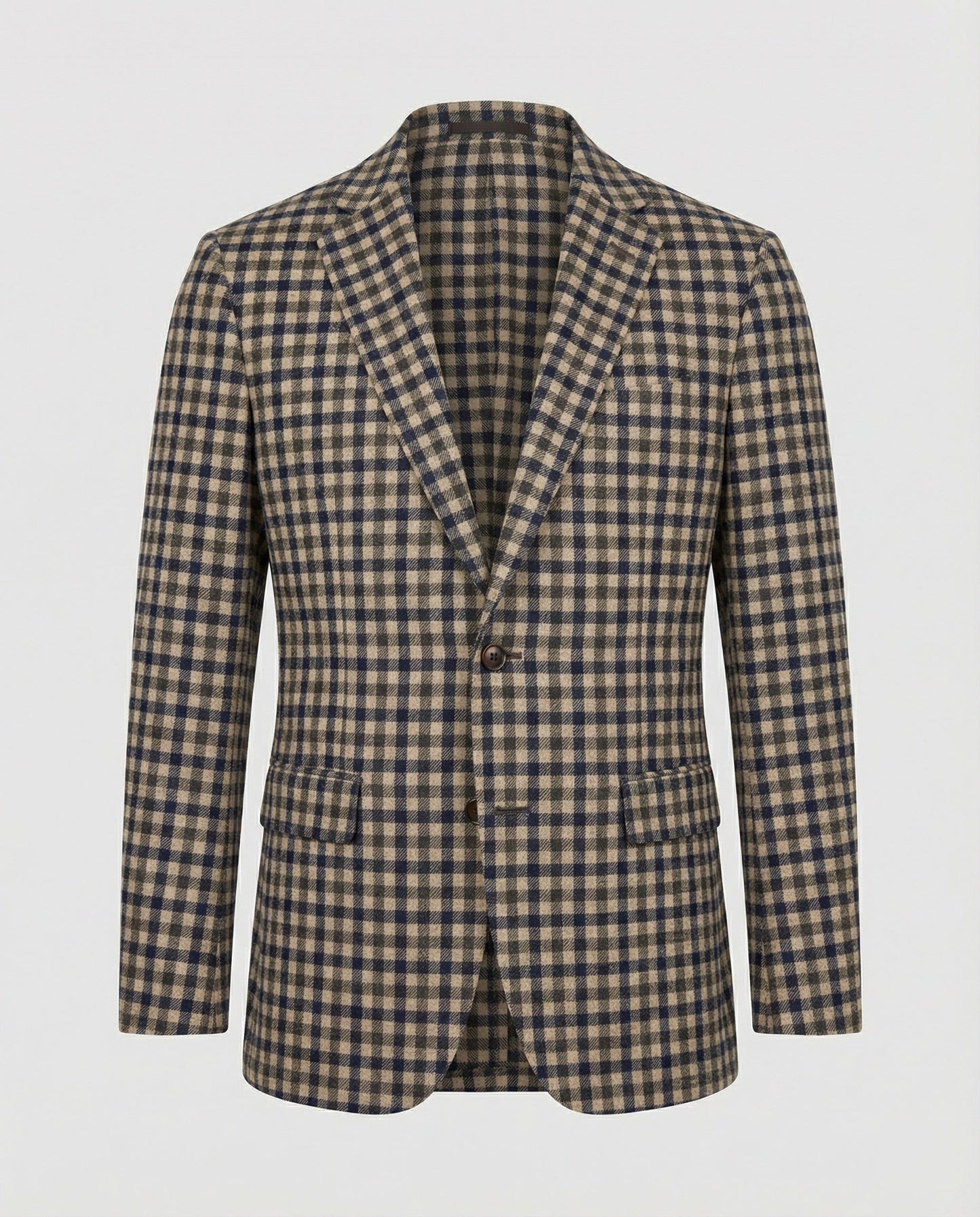 Blazer Uomo Quadrettato Stile Sportivo Elegante
