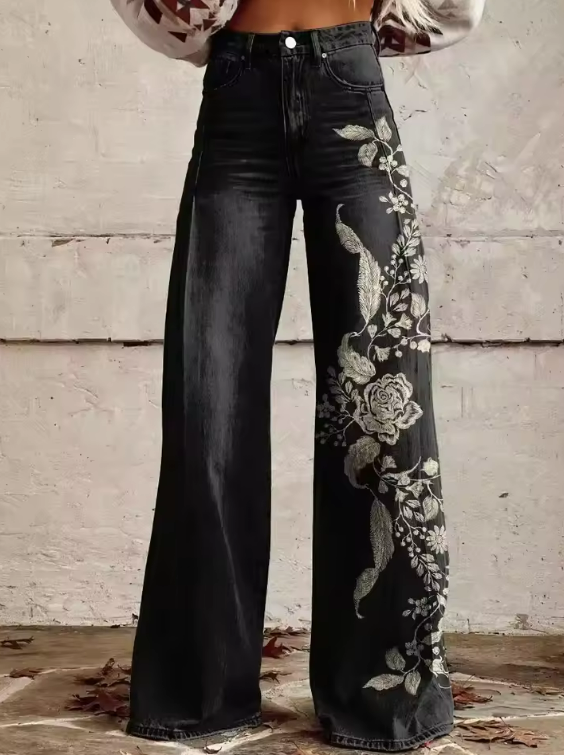 Pantaloni Donna Stile Bohemien Vestibilità Comoda - Brentozzi