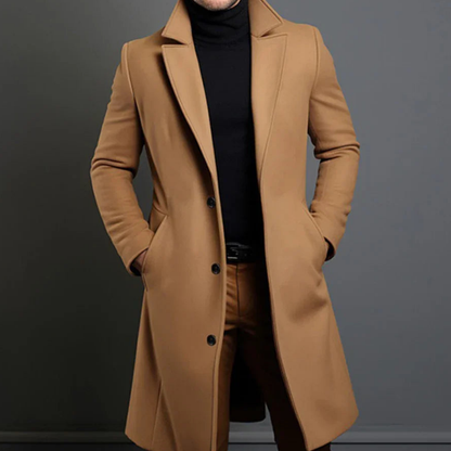 Cappotto Uomo Invernale Caldo Lungo