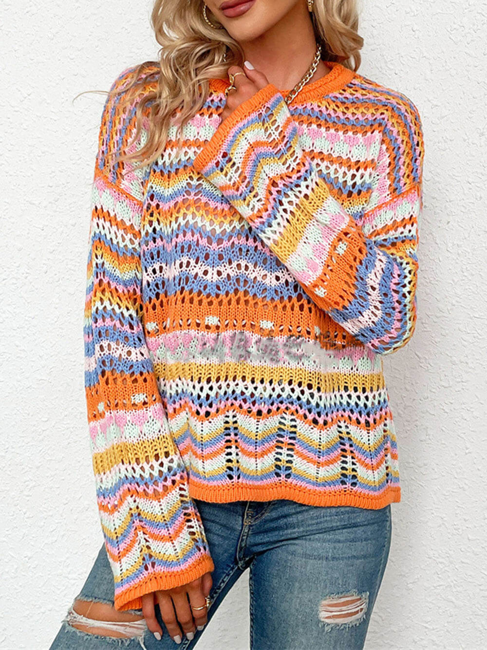 Maglione Uomo Lungo Manica Lunga Comodo