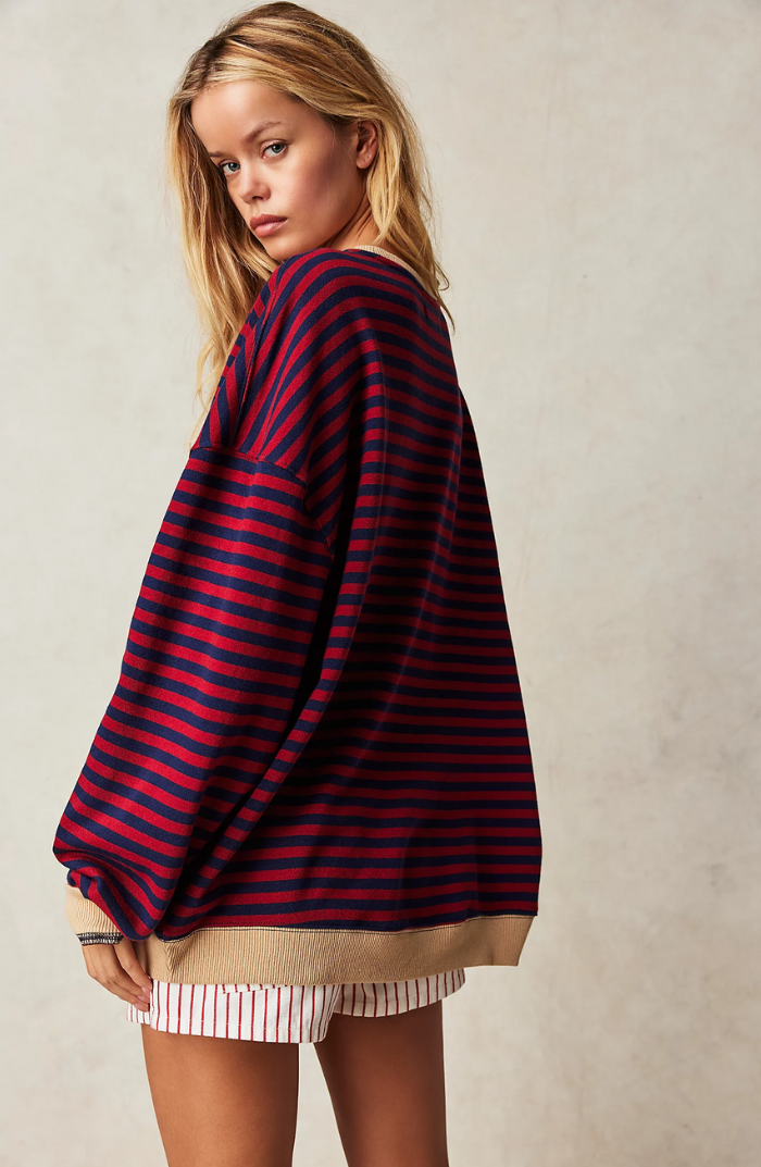 Maglione Donna Oversize in Maglia Comoda Stile Classico