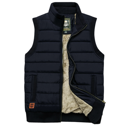 Gilet Uomo in Pile Corto