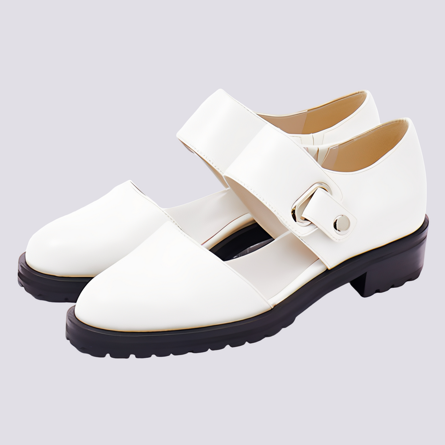 Scarpe Donna Tempo Libero con Fibbia Comode