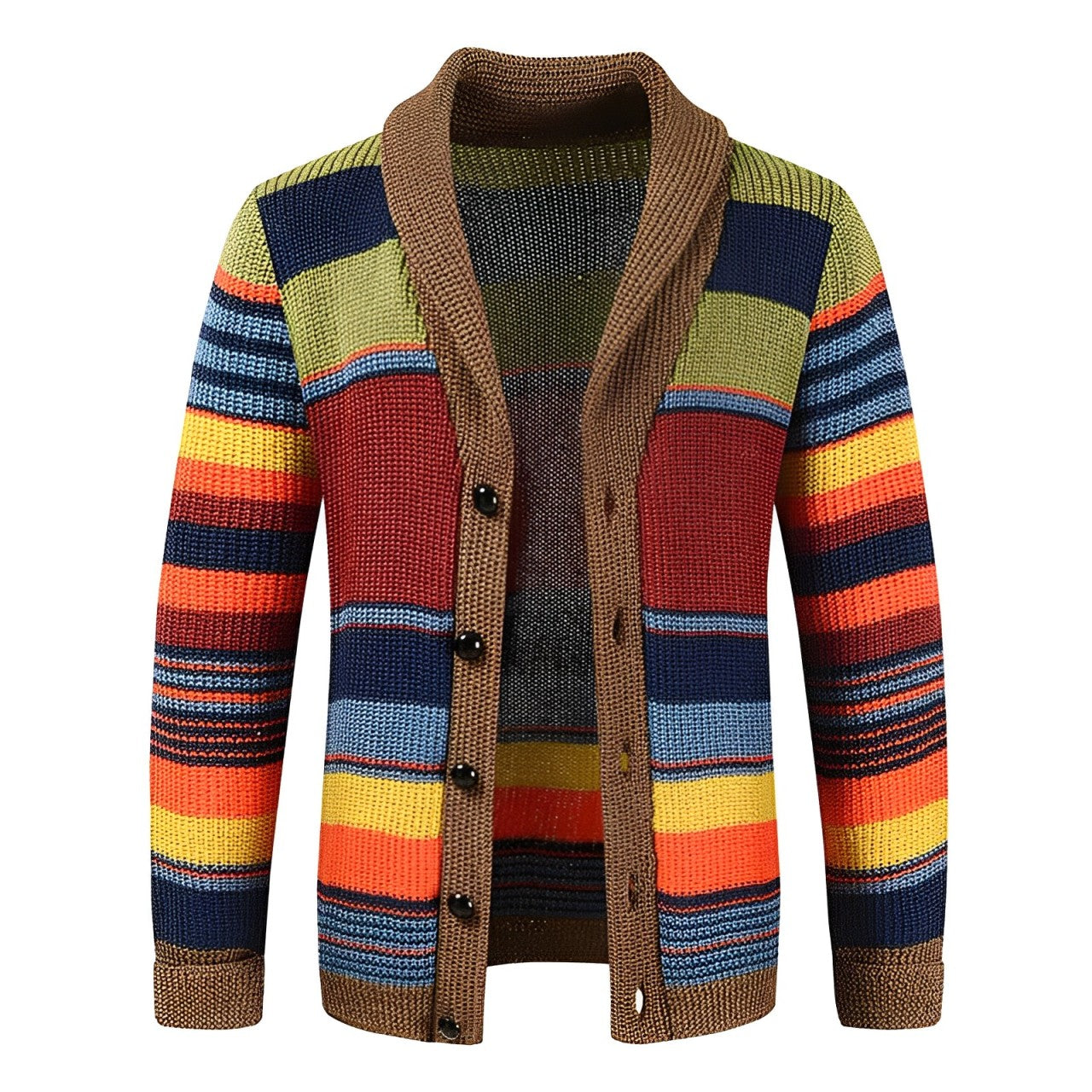 Cardigan Uomo Retro in Maglia Classico - Brentozzi