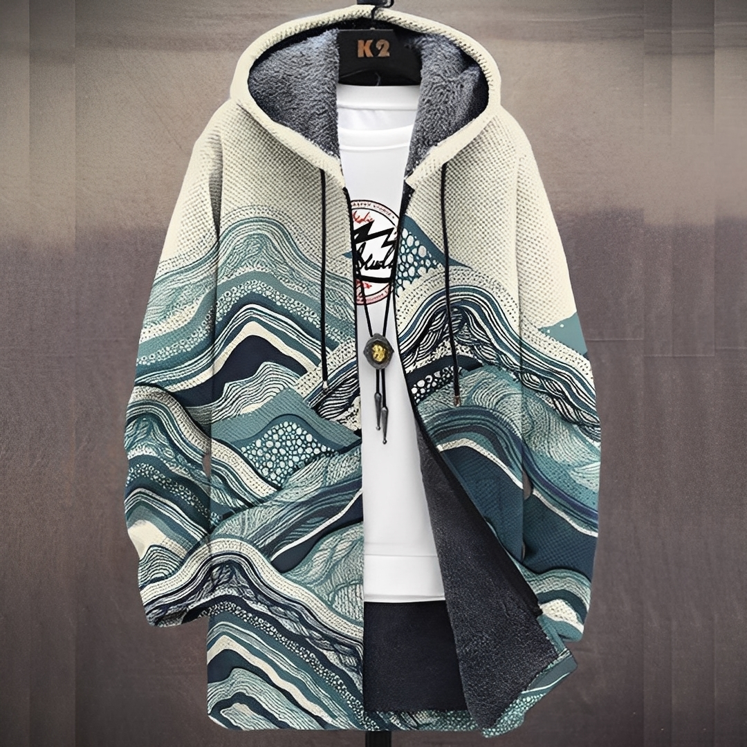 Felpa Uomo con Stampa Cappuccio Casual
