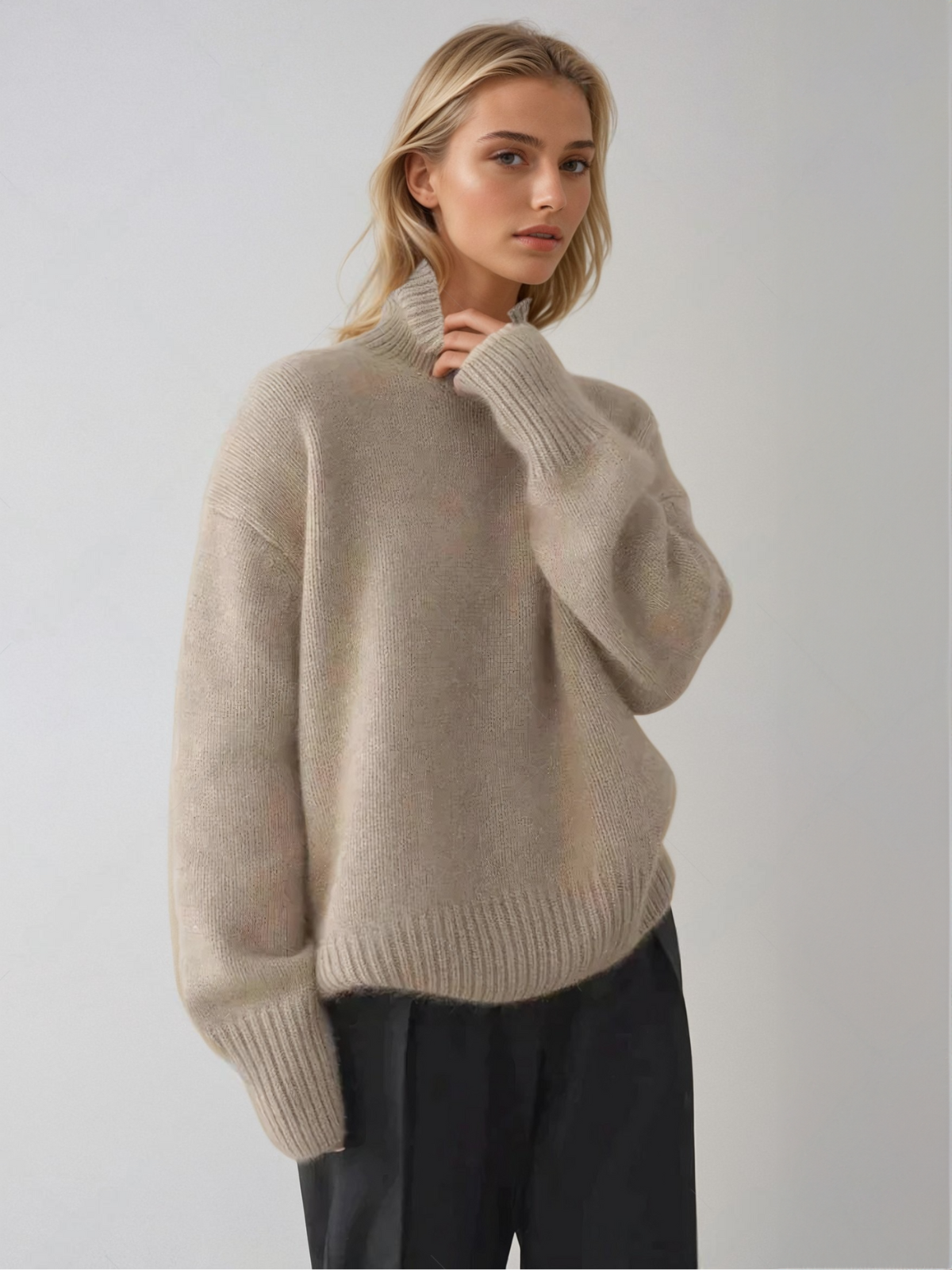 Maglione Dolcevita Donna Vestibilità Regolare