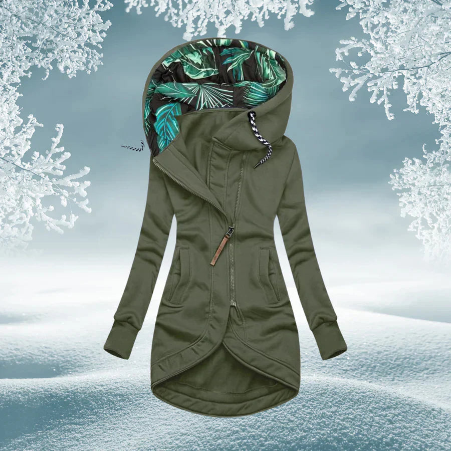 Parka Donna Impermeabile con Cappuccio Caldo Invernale - Brentozzi