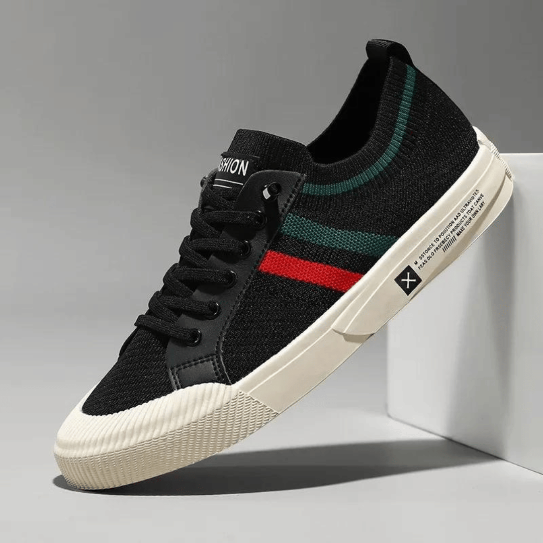 Sneaker Uomo Stilose con Dettaglio a Righe