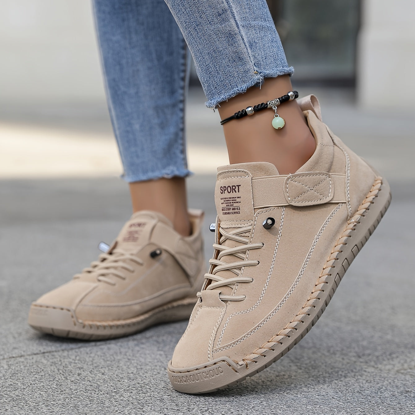 Stivaletti Donna Casual in Pelle con Lacci</s>