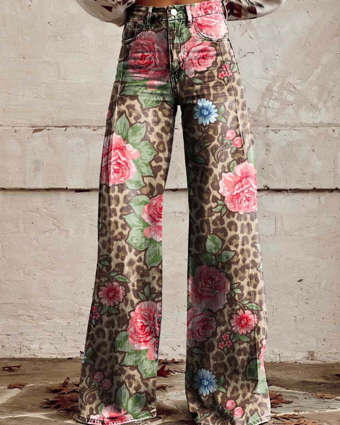 Pantaloni Baggy Donna Vestibilità Ampia
