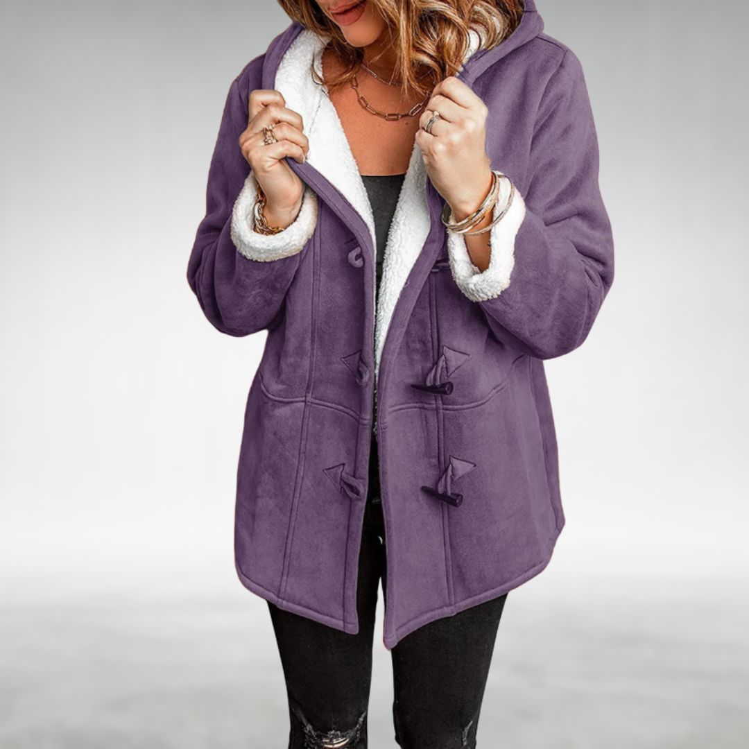 Giacca Donna con Fodera in Pile Calda