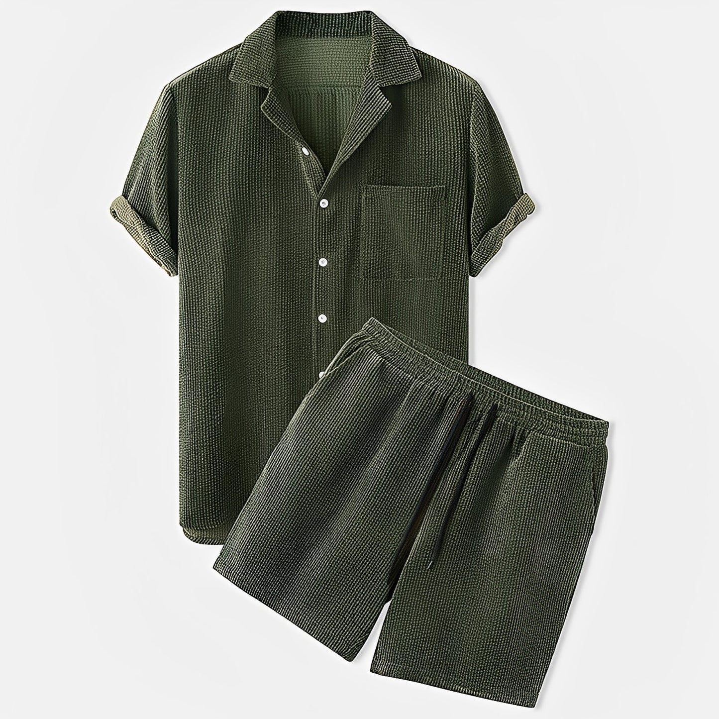 Completo Uomo in Velluto Casual Due Pezzi