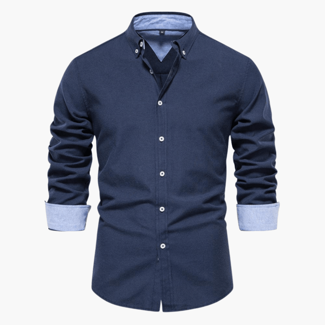 Camicia Uomo Manica Lunga Vestibilità Comoda - Brentozzi