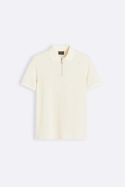 Polo Uomo in Maglia Moderna con Zip