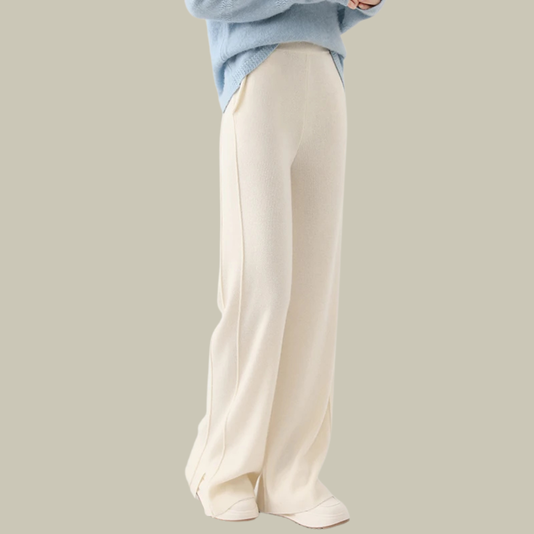 Pantaloni Donna in Maglia Vestibilità Comoda