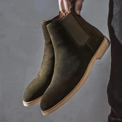 Scarpe Uomo Slip-On con Inserti Elastici