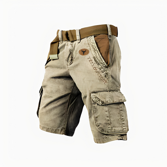 Bermuda Cargo Uomo Comodi Tasche Multiple - Brentozzi