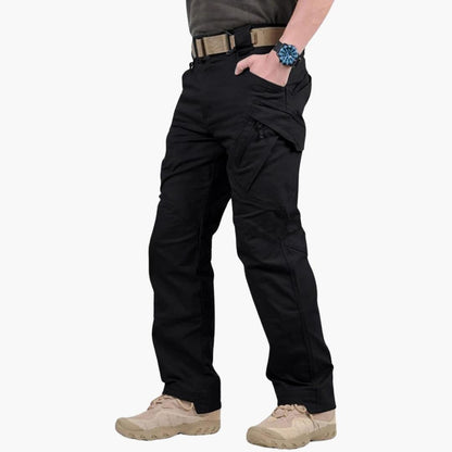 Pantaloni Cargo Uomo Tessuto Elasticizzato Lunghezza Completa - Brentozzi