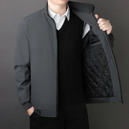 Giacca Invernale Uomo Collo Alto Calda e Elegante
