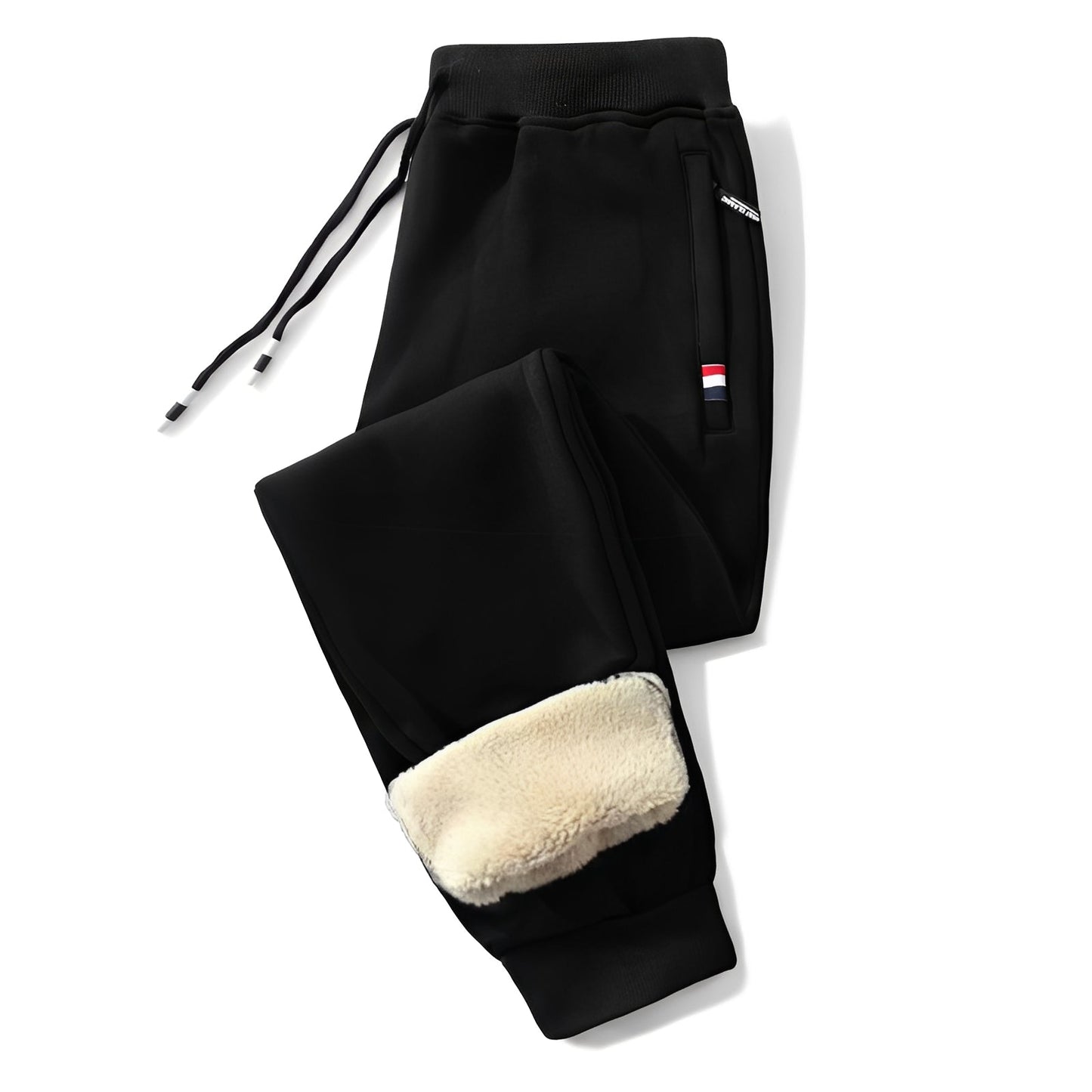 Pantaloni Uomo Termici Dritti Stile Casual