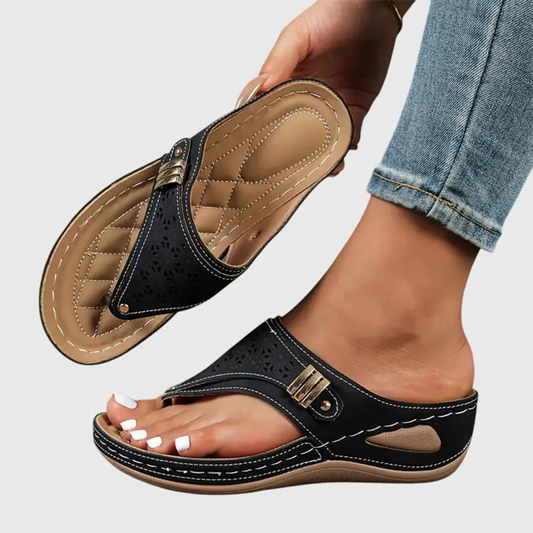 Sandali Donna Slip-On Suola Bassa - Brentozzi
