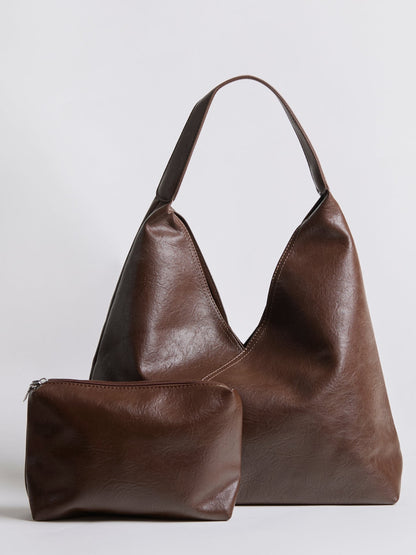 Borsa a Spalla Donna in Pelle Vegana Capiente e Sostenibile