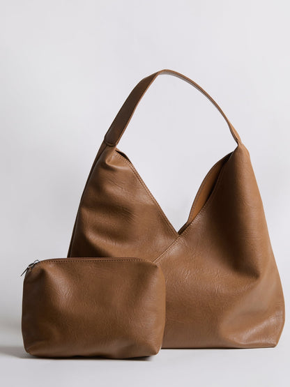 Borsa a Spalla Donna in Pelle Vegana Capiente e Sostenibile