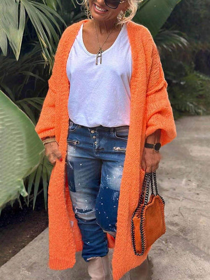 Cardigan Uomo Maglia Larga Tasca Motivo Cuore