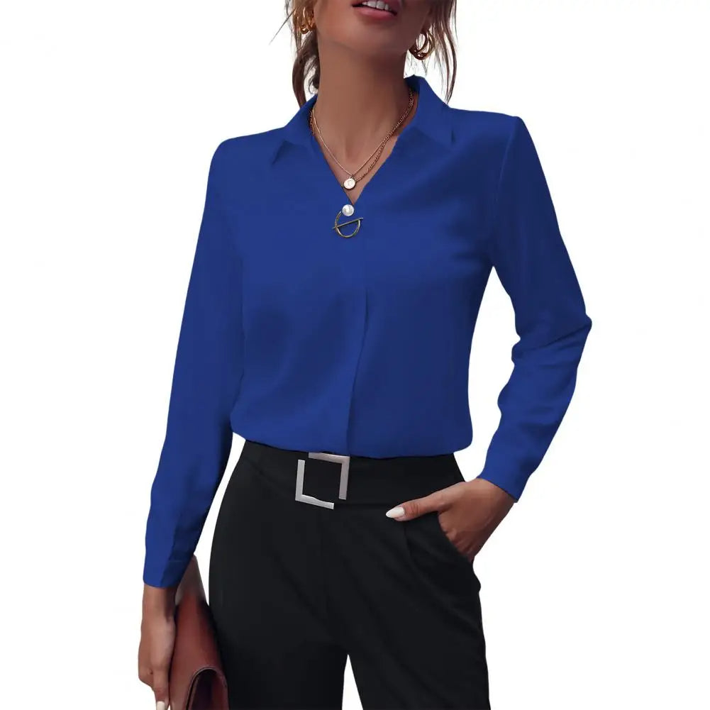 Camicia Donna Colletto Classico Manica Lunga