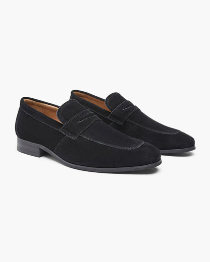 Mocassini Uomo Pelle Scamosciata Casual Business - Brentozzi