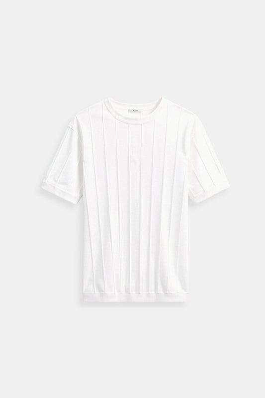 T-shirt Uomo Cotone Heavy Girocollo a Righe - Brentozzi